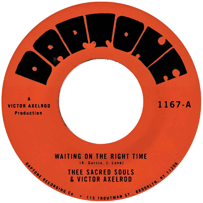 Thee Sacred Souls - Waiting On The Right Time B/W Waiting #2 - Vinyl