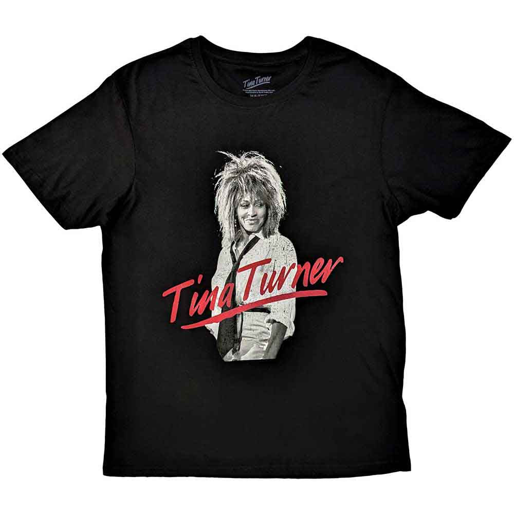 Tina Turner - Red Logo - T-Shirt Black