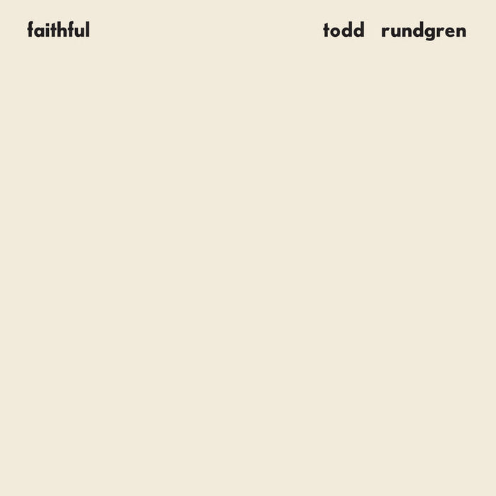 Todd Rundgren - Faithful (Rhino Reserve) (Brick & Mortar Exclusive) - Vinyl