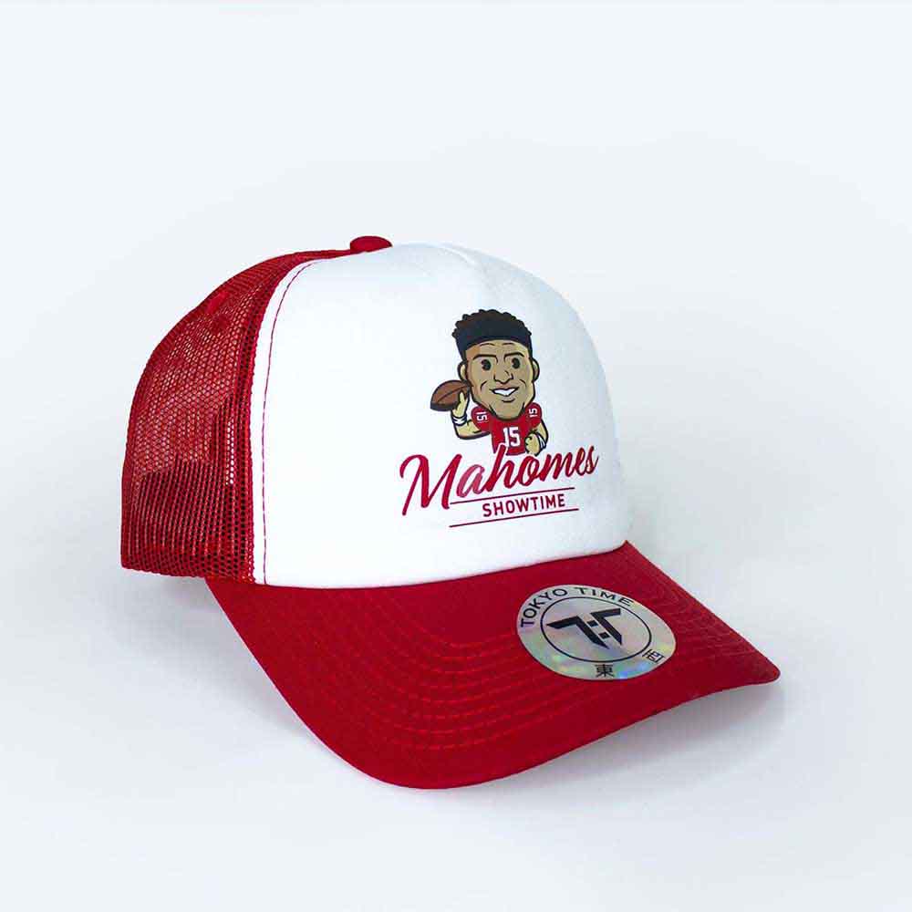 Tokyo Time - Patrick Mahomes NFLPA Emoji - Hat White, Red