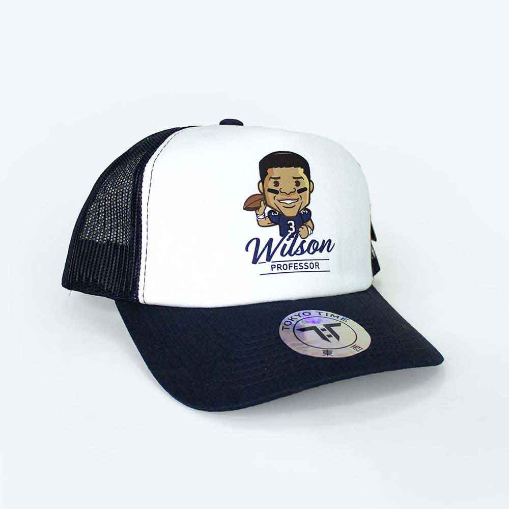 Tokyo Time - Russell Wilson NFLPA Emoji - Hat White, Blue