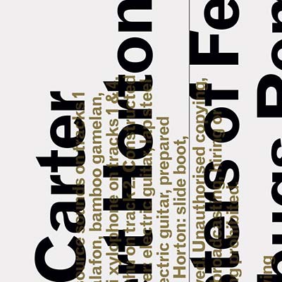 TOM CARTER & ROBERT HORTON DUO - Monsters Of Felt - CD