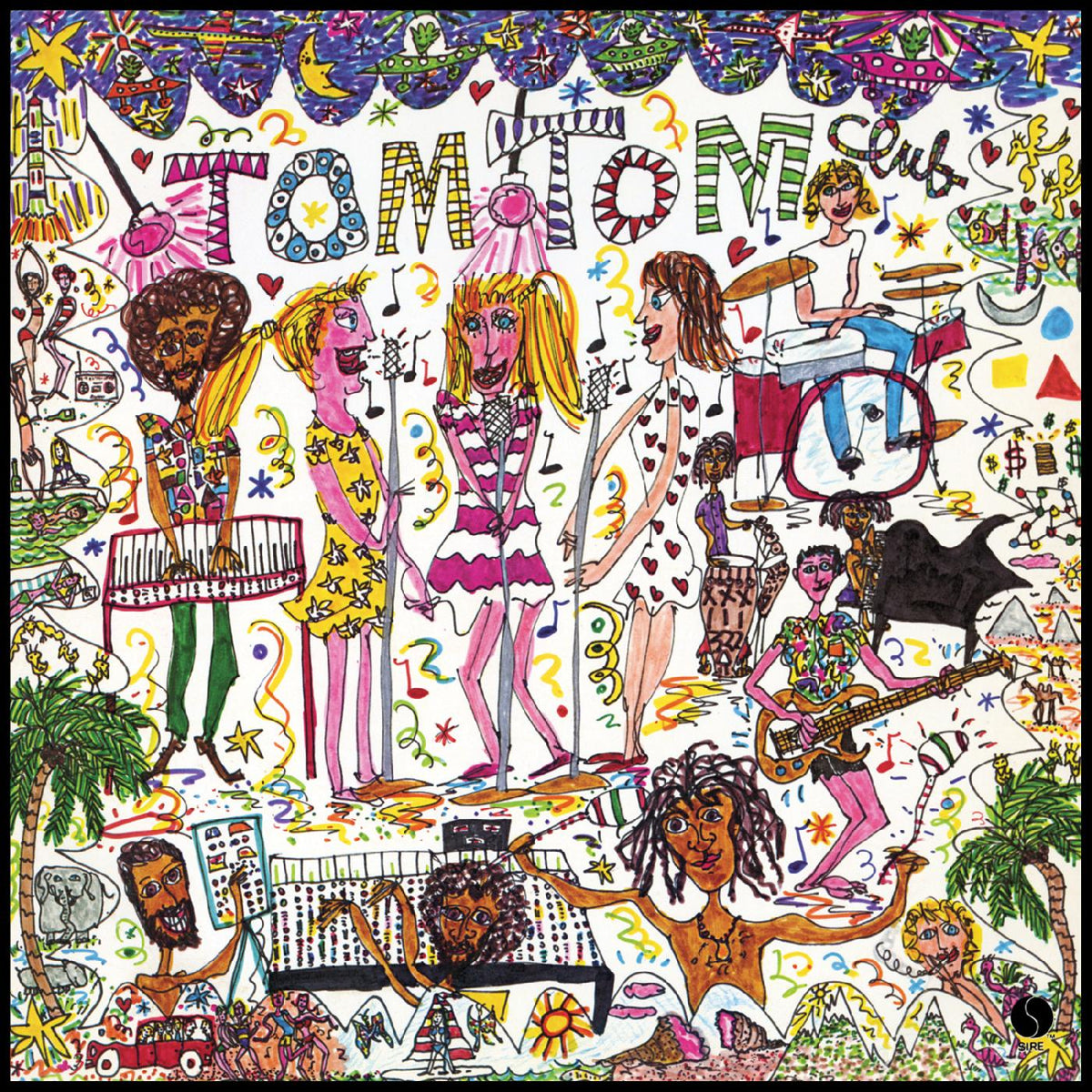 Tom Tom Club - Tom Tom Club (Clear With Pink White & Green Splatter Vinyl) (45Th Anniversary) - Vinyl