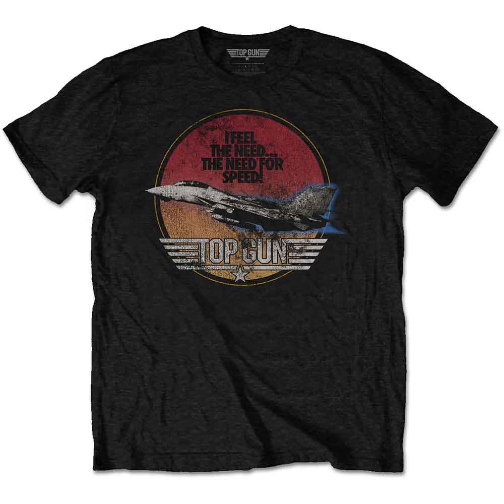 Top Gun - Speed Fighter - T-Shirt Black