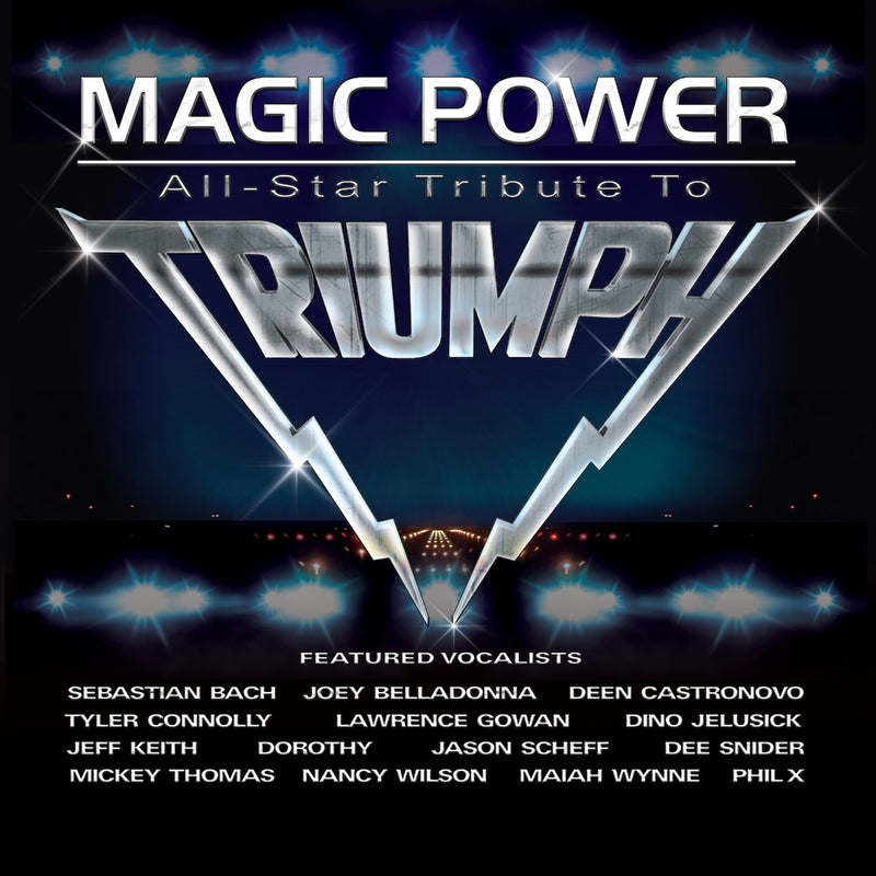 Triumph - Magic Power: All Star Tribute To Triumph (Indie Exclusive) (Blue/White Splatter Vinyl) (2LP) - Vinyl