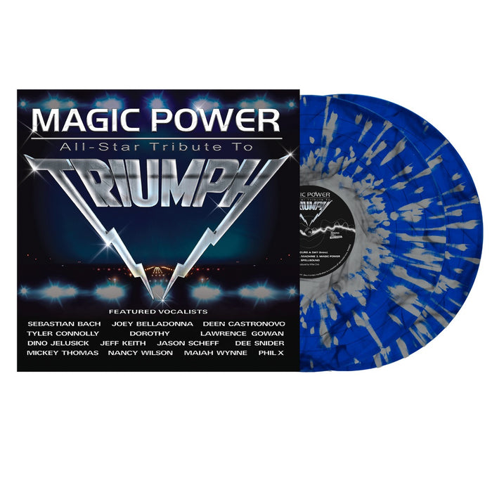 Triumph - Magic Power: All Star Tribute To Triumph (Indie Exclusive) (Blue/White Splatter Vinyl) (2LP) - Vinyl