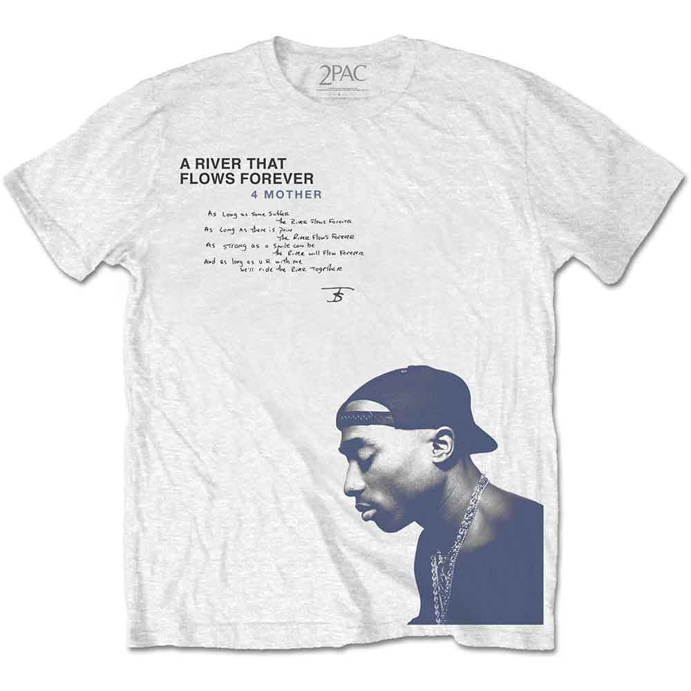 Tupac - A River ‚Ä¶ - T-Shirt White