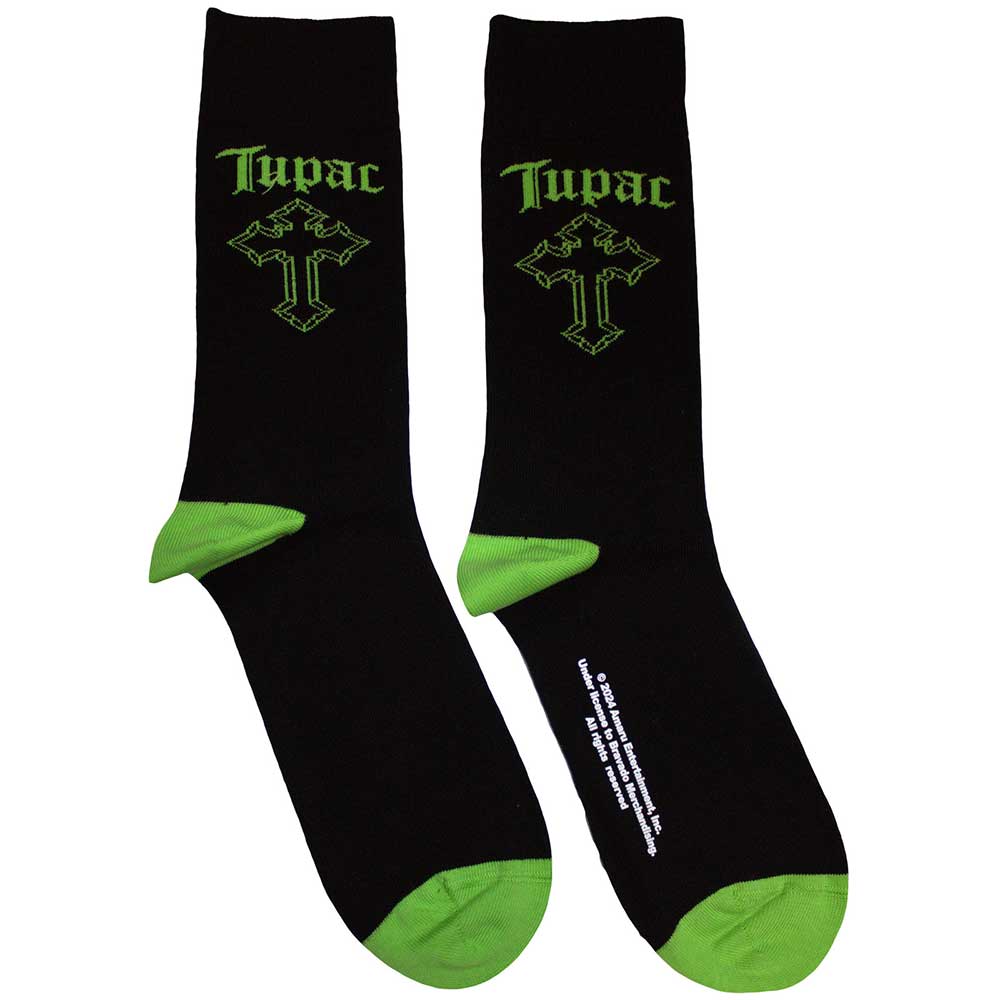 Tupac - Green Cross - Black