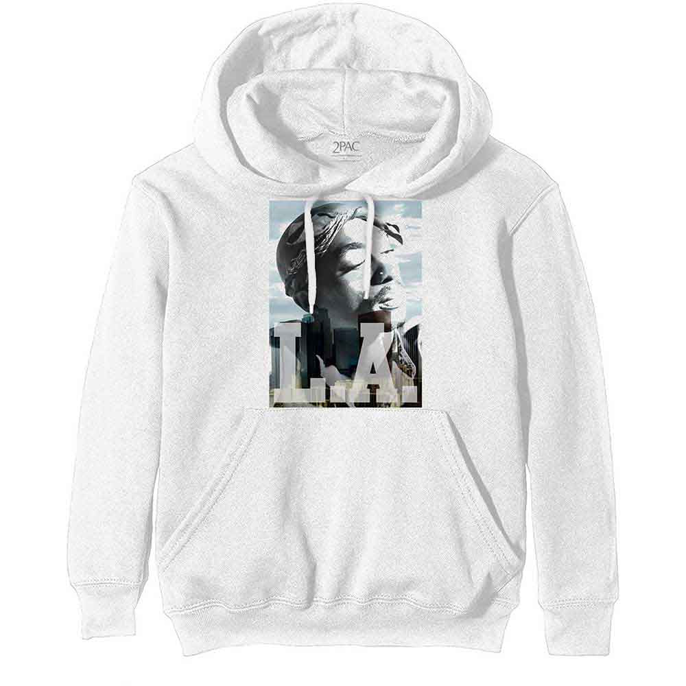Tupac - LA Skyline - Sweatshirt White