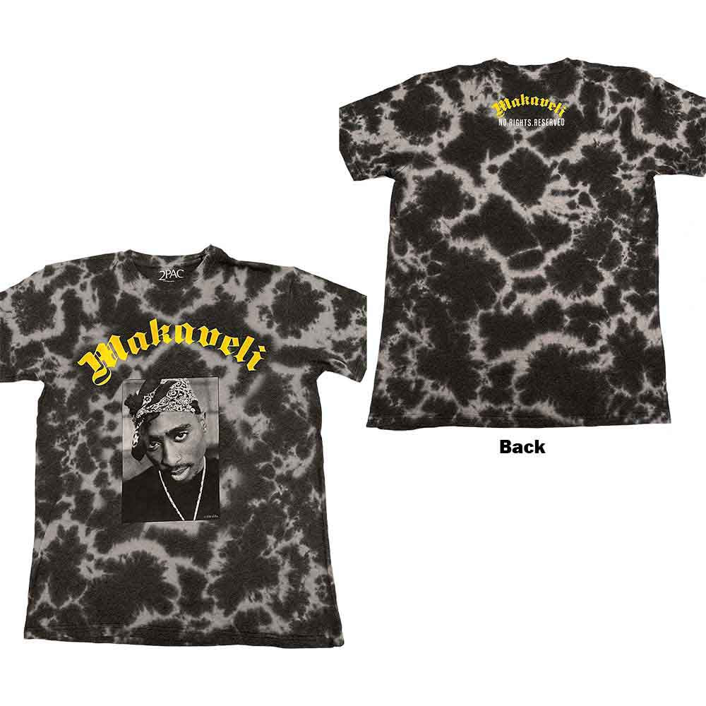 Tupac - Makaveli - T-Shirt Grey