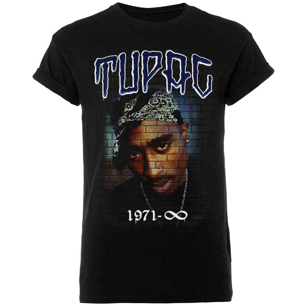 Tupac - Mural 1971 - T-Shirt Black