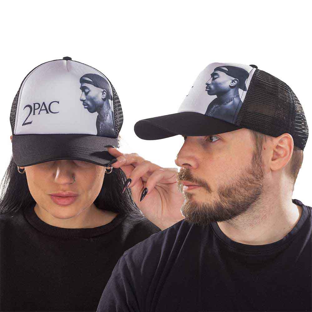 Tupac - Profile Photo - Hat Black, White