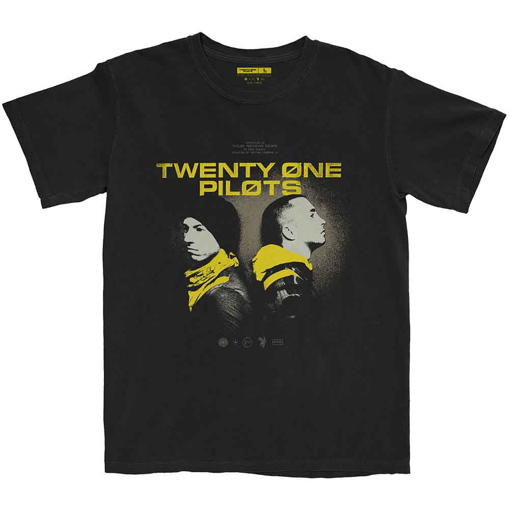 Twenty One Pilots - Back To Back - T-Shirt Black