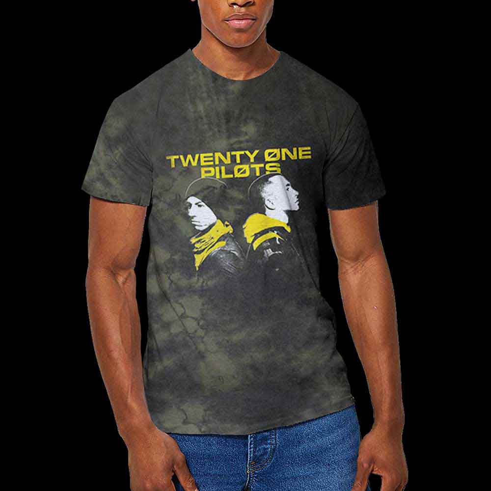 Twenty One Pilots - Back To Back - T-Shirt Green