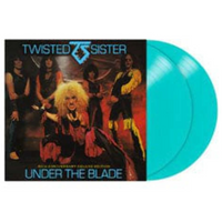 Twisted Sister - Under The Blade: 40th Anniversary Edition (Limited Edition, Turquoise Colored Vinyl) (2 Lp's) - Vinyl