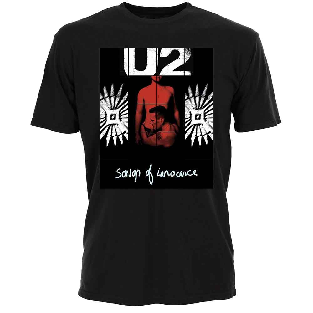 U2 - Songs of Innocence Red Shade - T-Shirt Black