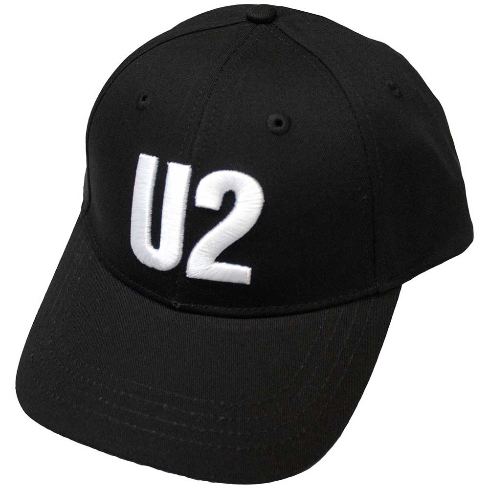 U2 - White Logo - Black