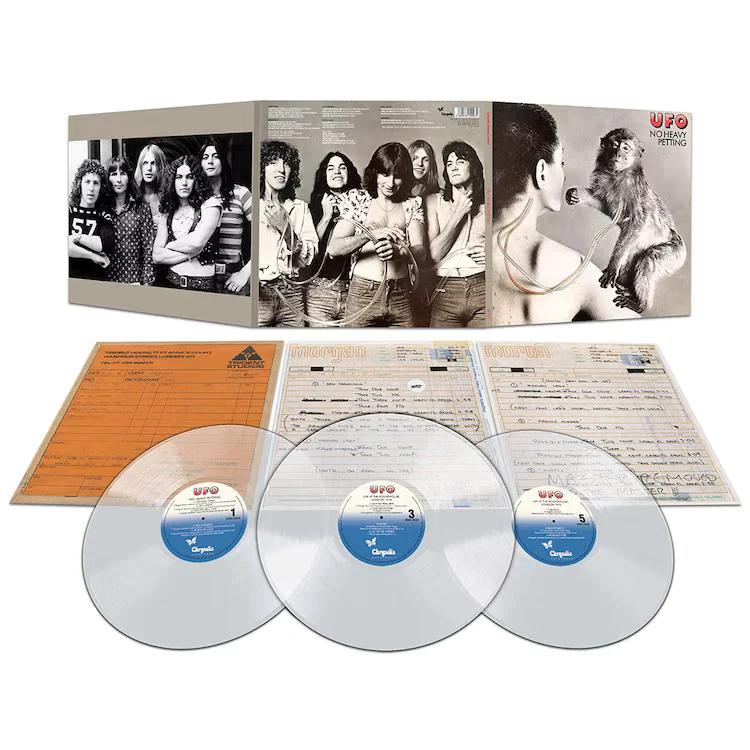 Ufo - No Heavy Petting (2023 Remastered Deluxe Edition) (Colored Vinyl, Clear Vinyl, Deluxe Edition, Gatefold LP Jacket, Remastered) (3 Lp's) - Vinyl