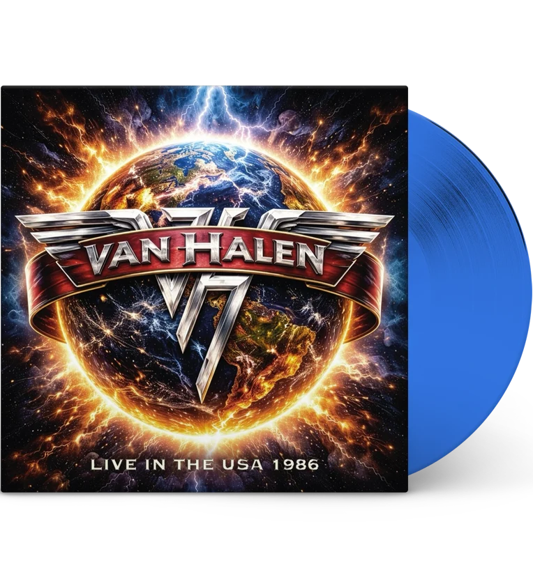 Van Halen - Live In The USA 1986. FM Radio Broadcast (Limited Edition, Blue Colored Vinyl) [Import] - Vinyl