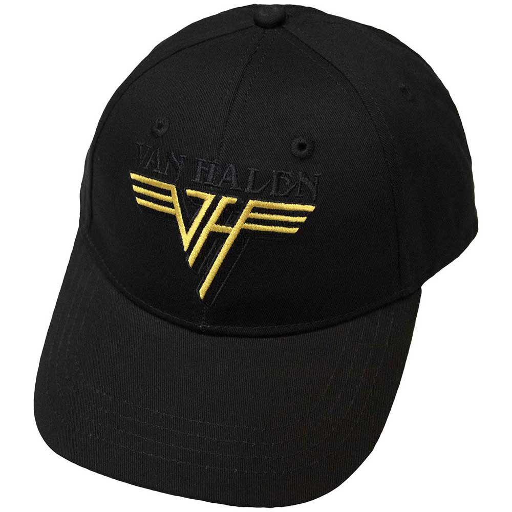 Van Halen - Text & Yellow Logo - Black