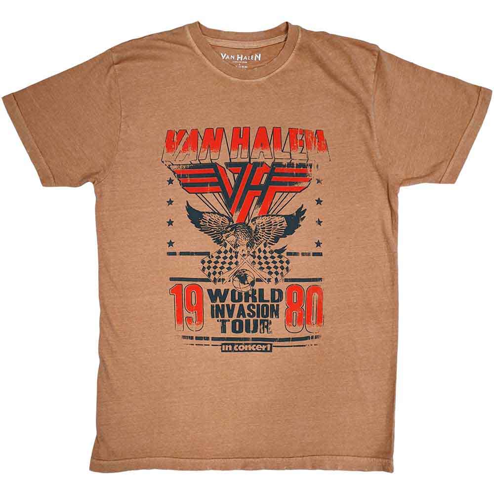 Van Halen - World Invasion - T-Shirt Pink