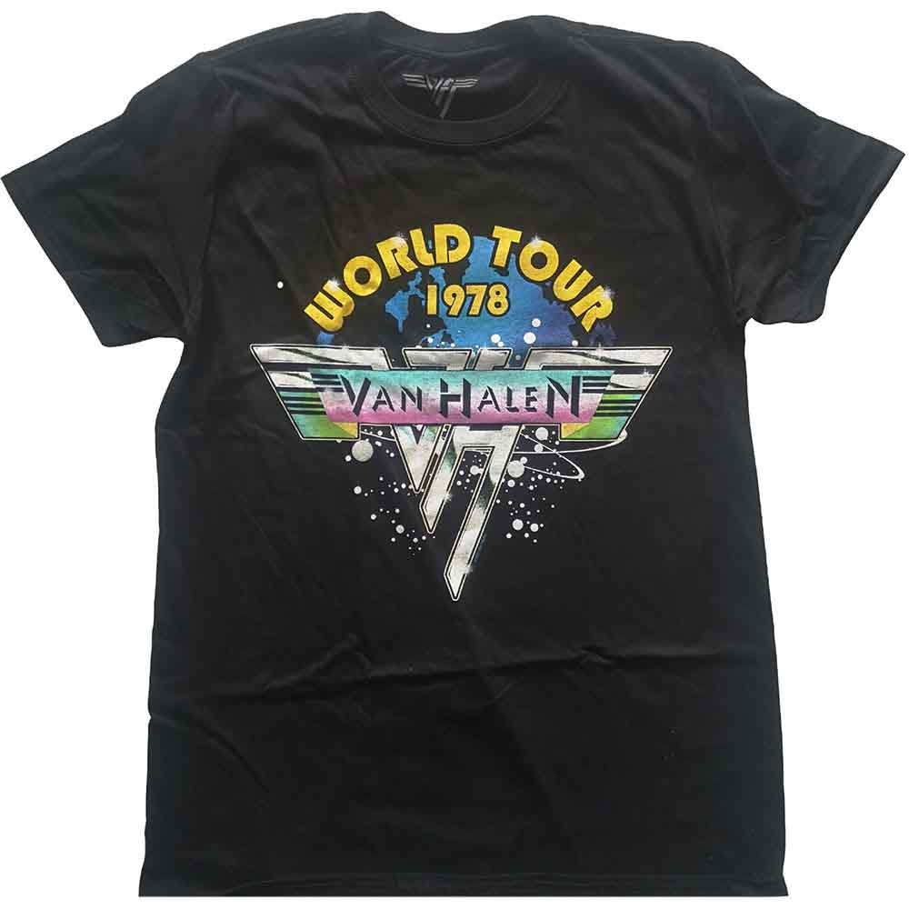 Van Halen - World Tour '78 Full Colour - Black