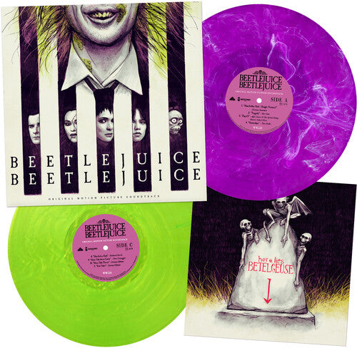 Various Artists - Beetlejuice Beetlejuice: Original Motion Picture Soundtrack (Purple & White Smoke & Fluorescent Green) (2 Lp's) - Vinyl