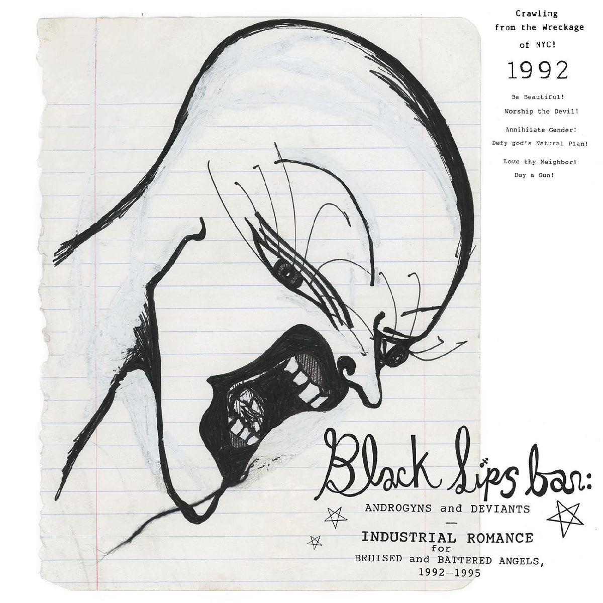 Various Artists - Blacklips Bar: Androgyns and Deviants - Industrial Romance for Bruised and Battered Angels, 1992‚Äì1995 - Vinyl