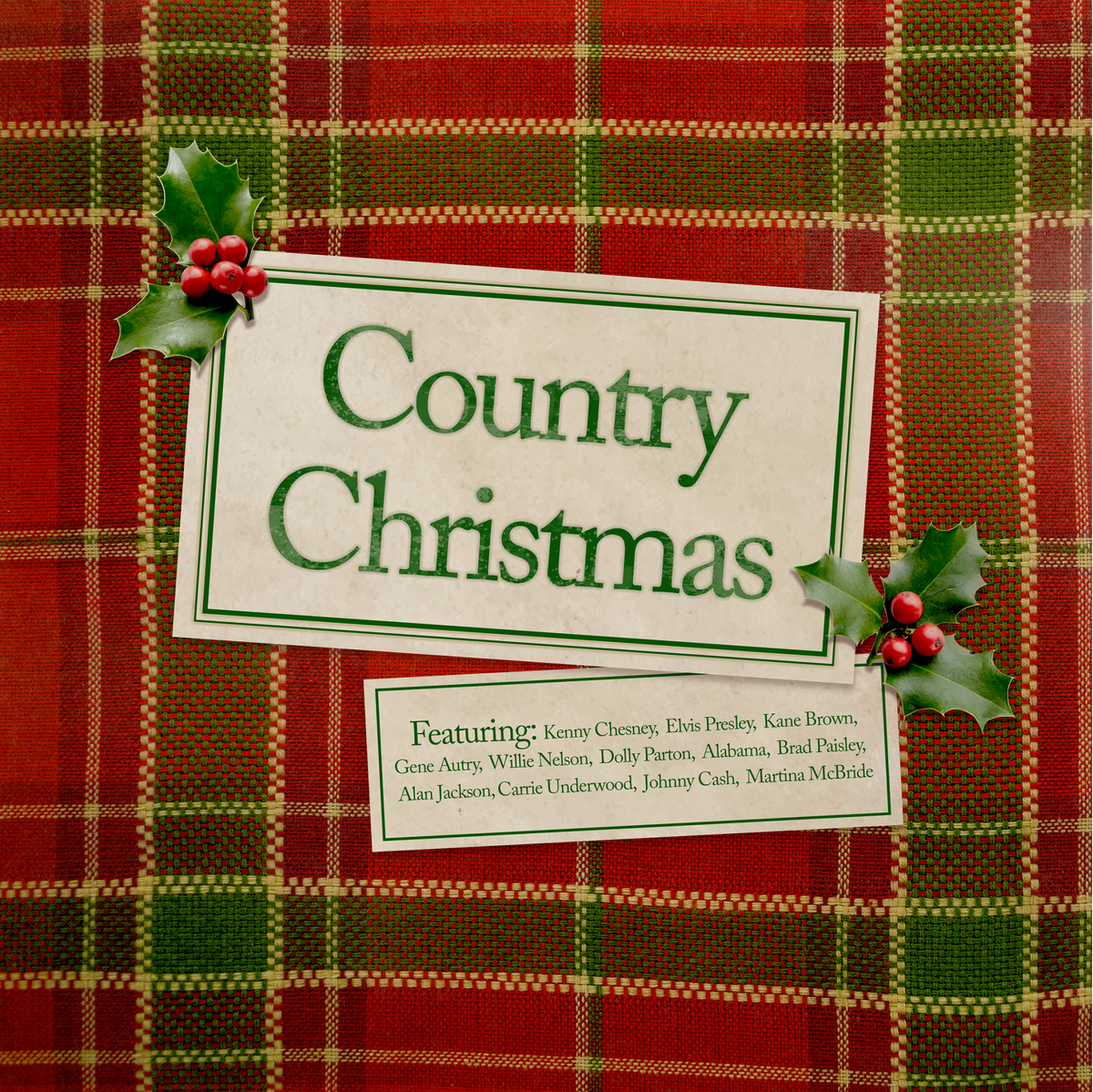 Various Artists - Country Christmas (Tree Color Green Colored Vinyl) - Vinyl