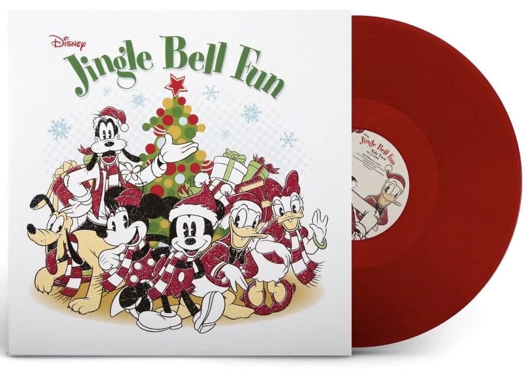 Various Artists - Disney Jingle Bell Fun (Limited Edition, Translucent Red Colored Vinyl, Collectible Poster) - Vinyl