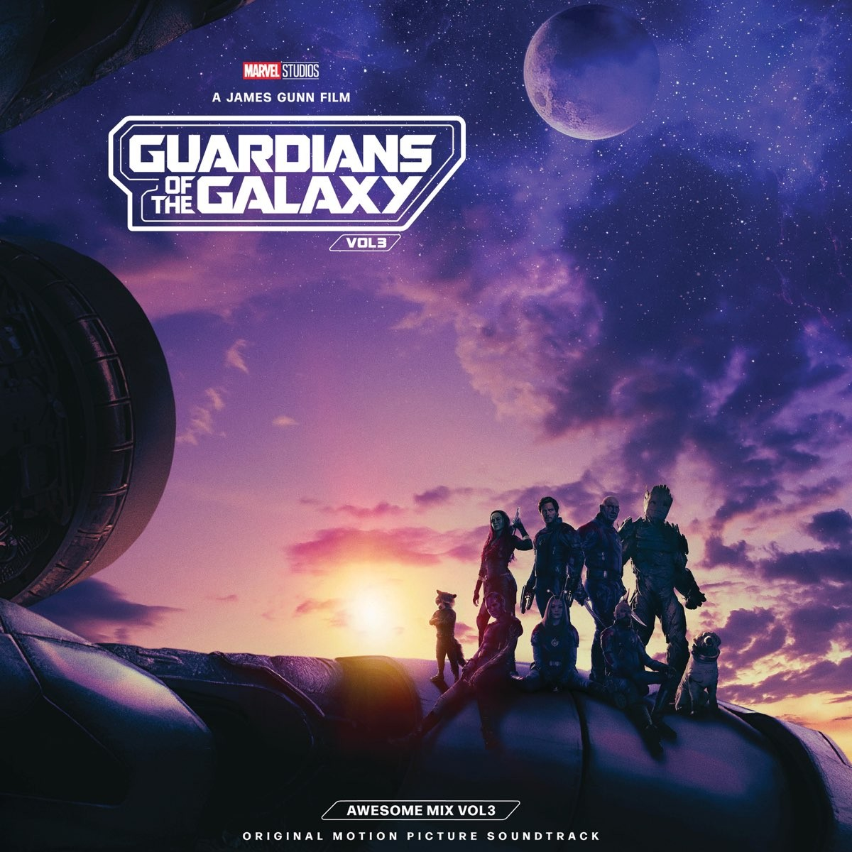 Various Artists - Guardians Of The Galaxy Vol. 3: Awesome Mix Vol. 3 (Limited Edition, Translucent Grape & Cobalt Blue Colored Vinyl, Bonus Poster) (2 Lp's) - Vinyl