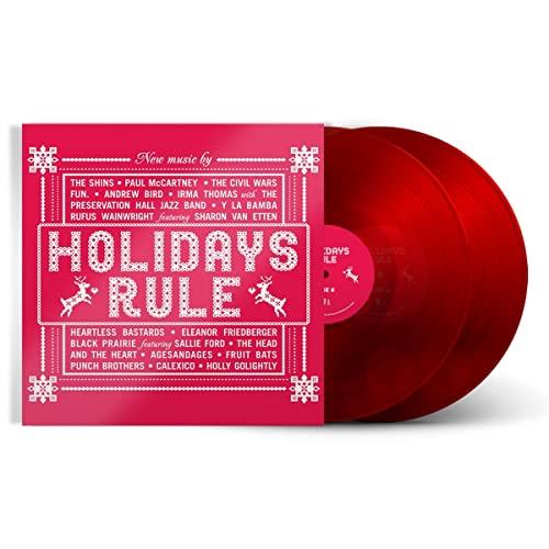 Various Artists - Holidays Rule (Clear Vinyl, Red, Gatefold LP Jacket) (2 Lp's) - Vinyl