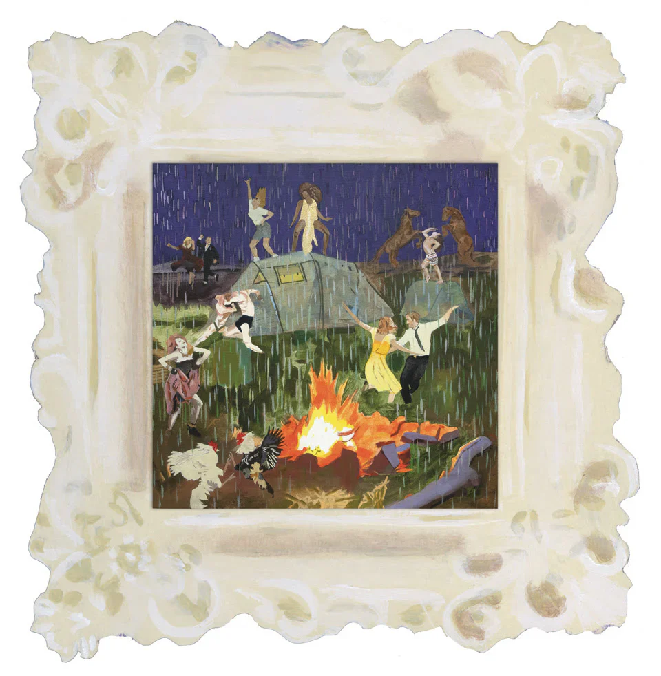 Various Artists - Let's Go Dancing: Said the Falling Rain to the Open Flame: A Kevn Kinney Tribute Album (Limited Edition, Opaque Bone Colored Vinyl) - Vinyl