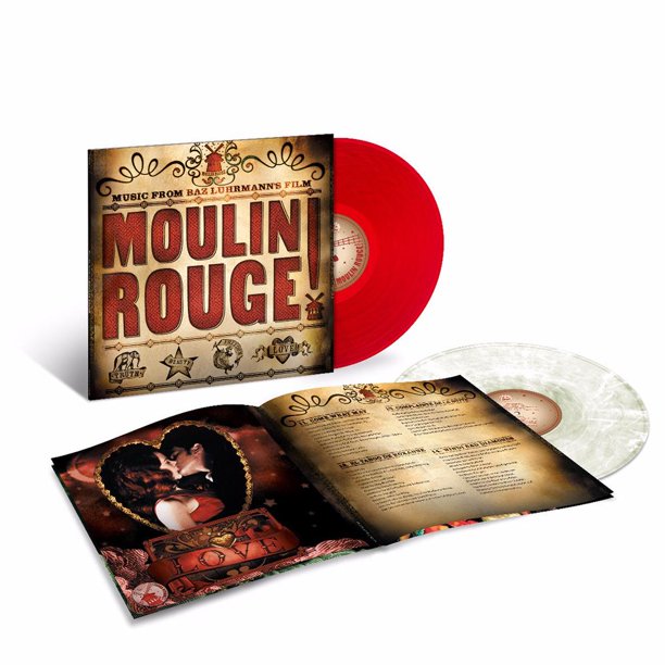 Various Artists - Moulin Rouge (Original Soundtrack) (Limited Edition, Red & Clear Vinyl) (2 Lp's) - Vinyl