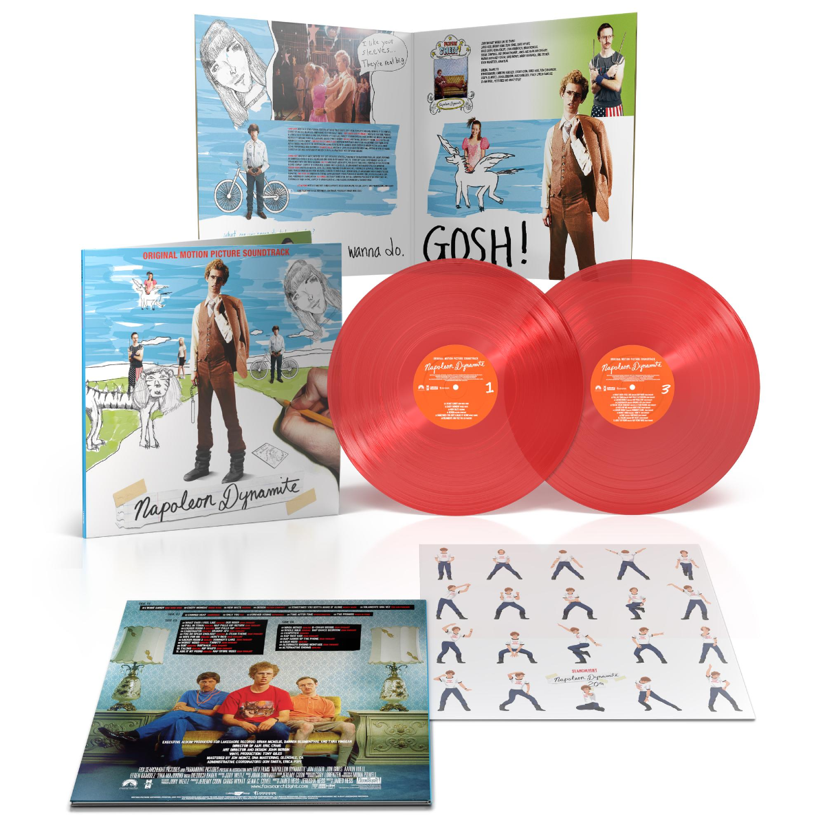 Various Artists - Napoleon Dynamite (Original Score) (Anniversary Edition, Transparent Ruby Colored Vinyl) (2 Lp's) - Vinyl