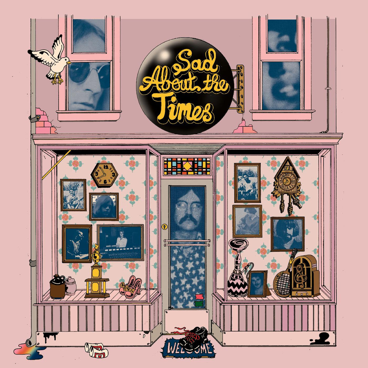 Various Artists - Sad About The Times (PINK GLOW VINYL) - Vinyl