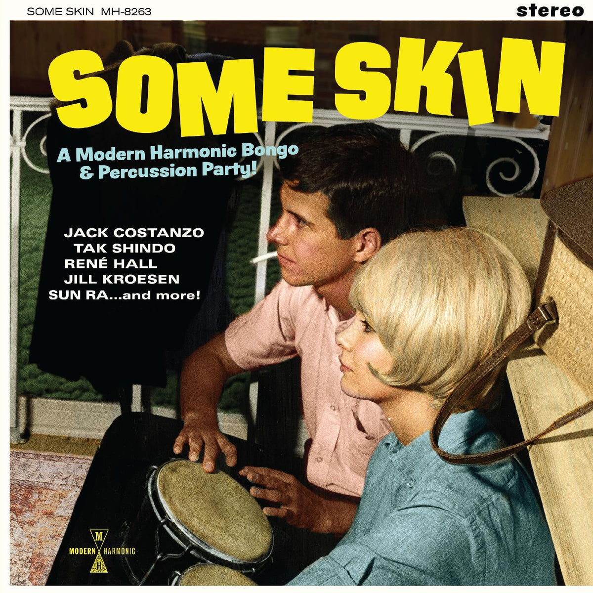 Various Artists - Some Skin: A Modern Harmonic Bongo & Percussion Party (YELLOW VINYL) - Vinyl