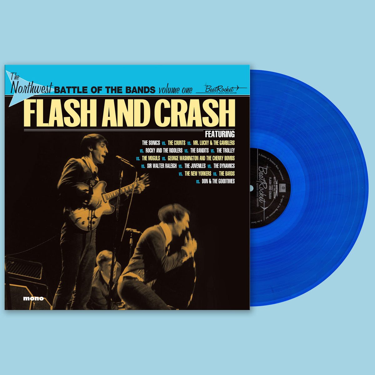 Various Artists - The Northwest Battle Of The Bands Vol. 1: Flash And Crash (BLUE VINYL) - Vinyl
