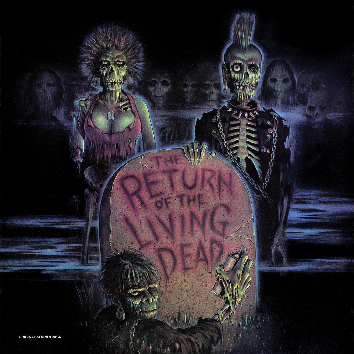 Various Artists - The Return Of The Living Dead--Original Soundtrack (Green W/ Black "Toxic Waste" Vinyl) - Vinyl