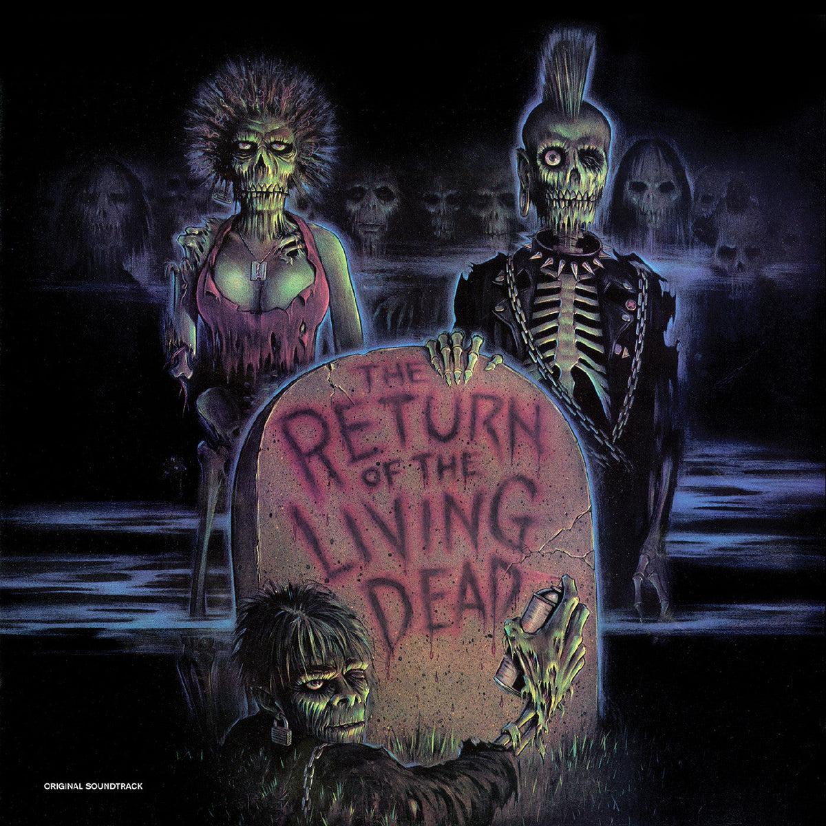 Various Artists - The Return Of The Living Dead--Original Soundtrack (Radioactive Green With Brown Tarman Splatter Vinyl) - Vinyl