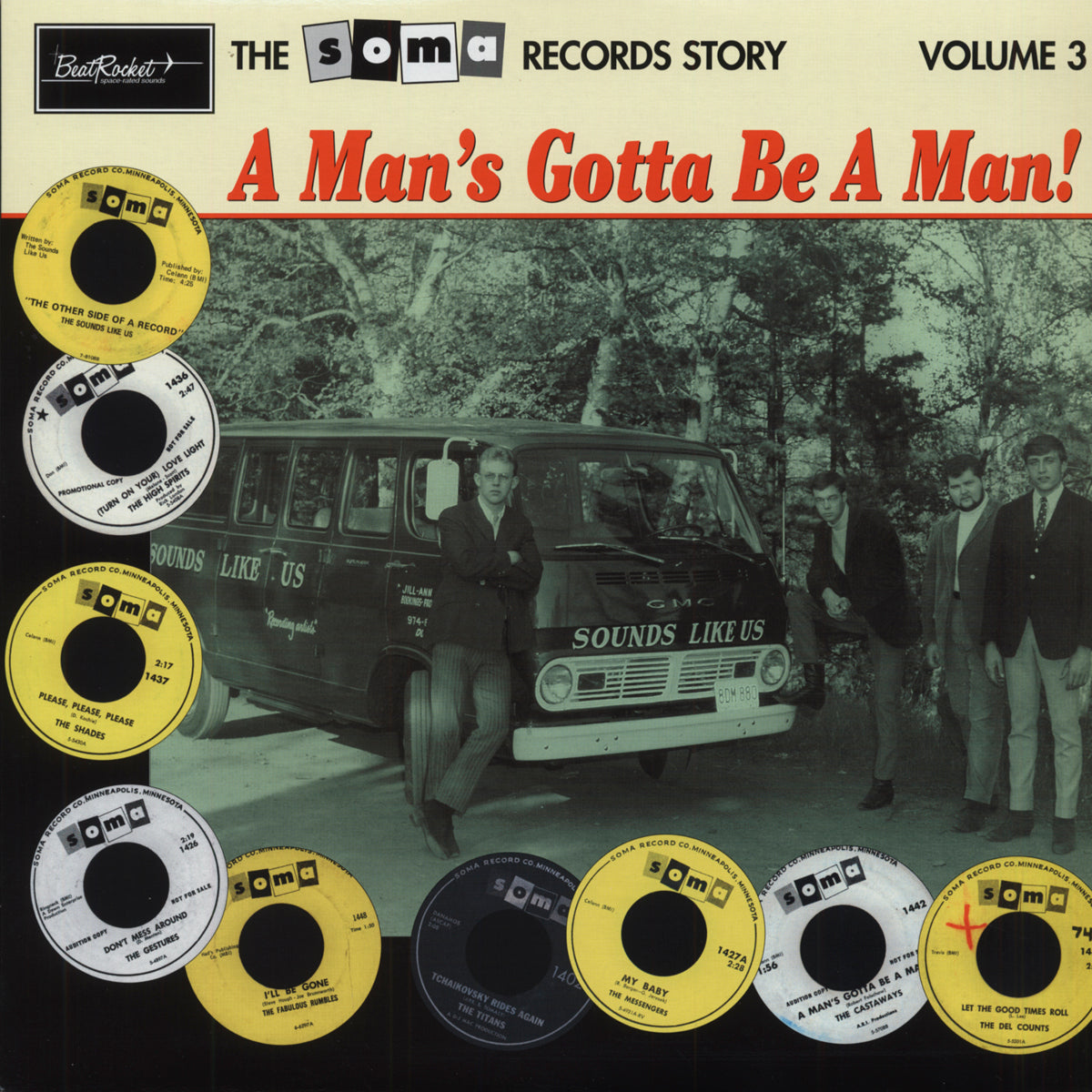 Various Artists - The Soma Records Story-Vol. 3-A Man's Gotta Be A Man! - Vinyl