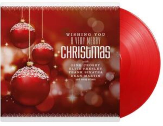Various Artists - Wishing You A Very Merry Christmas (Colored Vinyl, Red, 180 Gram Vinyl, Limited Edition, Remastered) - Vinyl