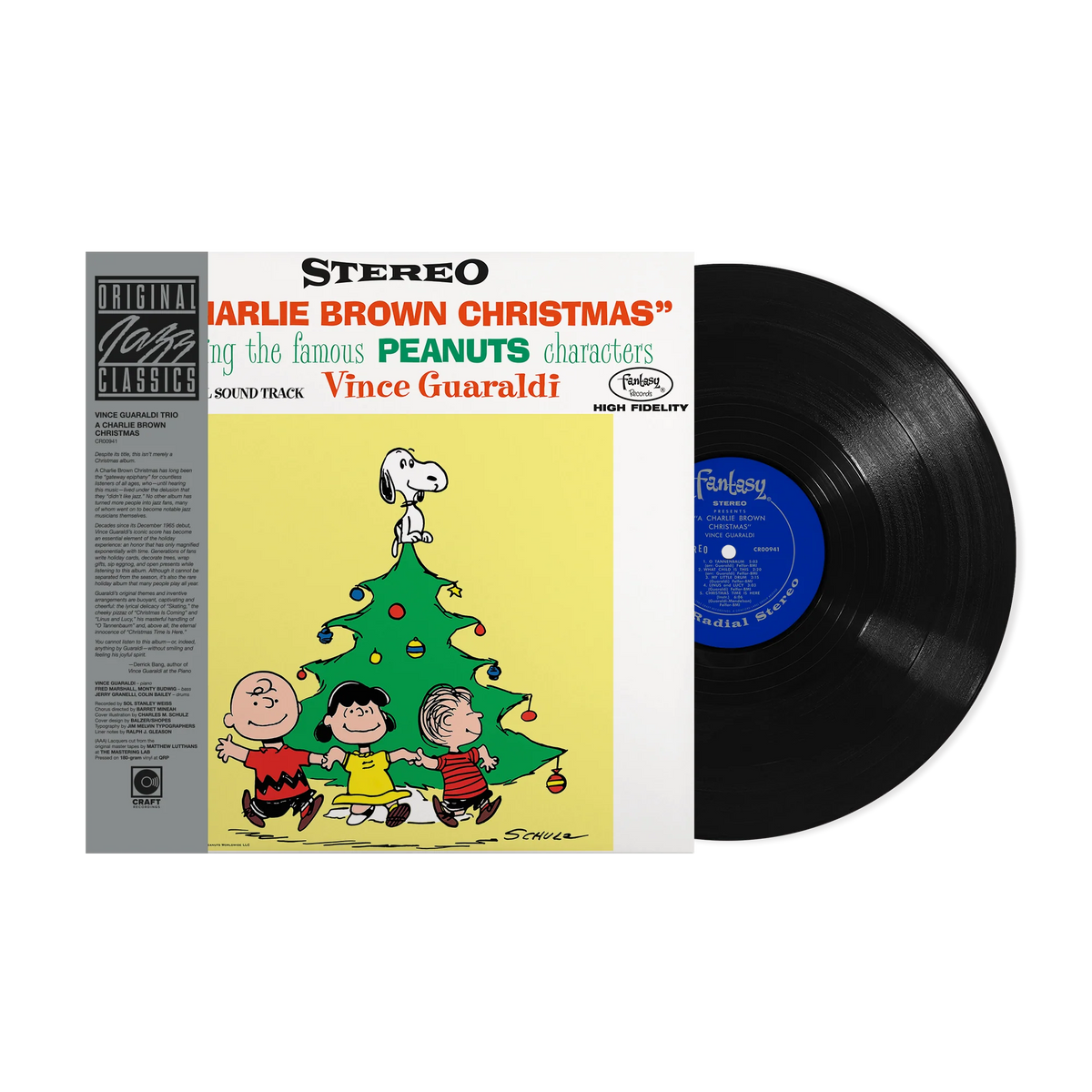 Vince Guaraldi Trio - A Charlie Brown Christmas (Original Jazz Classics Series) (180 Gram Vinyl) - Vinyl