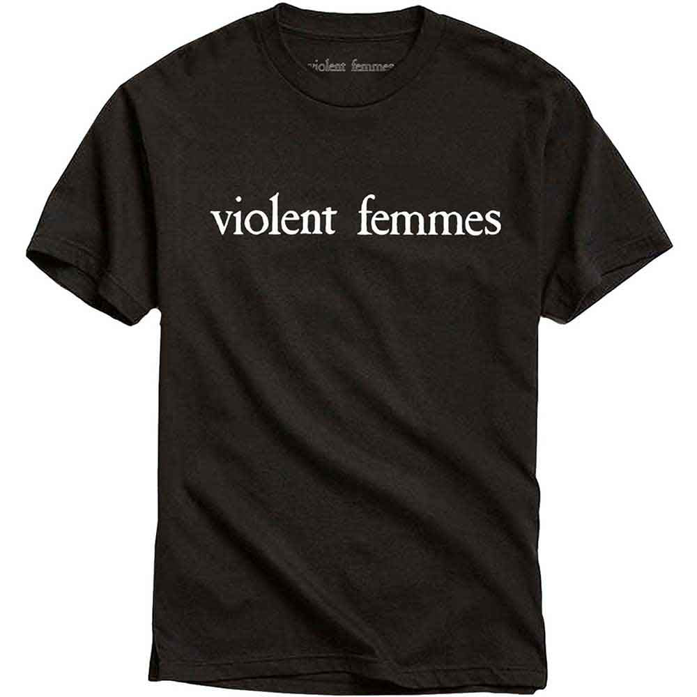 Violent Femmes - White Vintage Logo - T-Shirt Black
