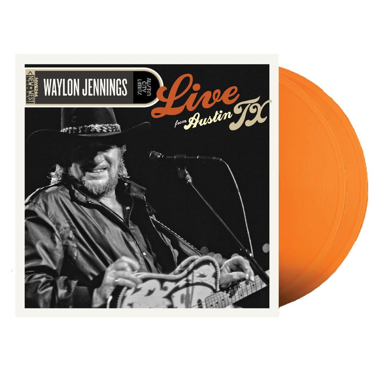 Waylon Jennings - Live From Austin, TX '89 ("ORANGE BLOSSOM" COLOR VINYL) - Vinyl