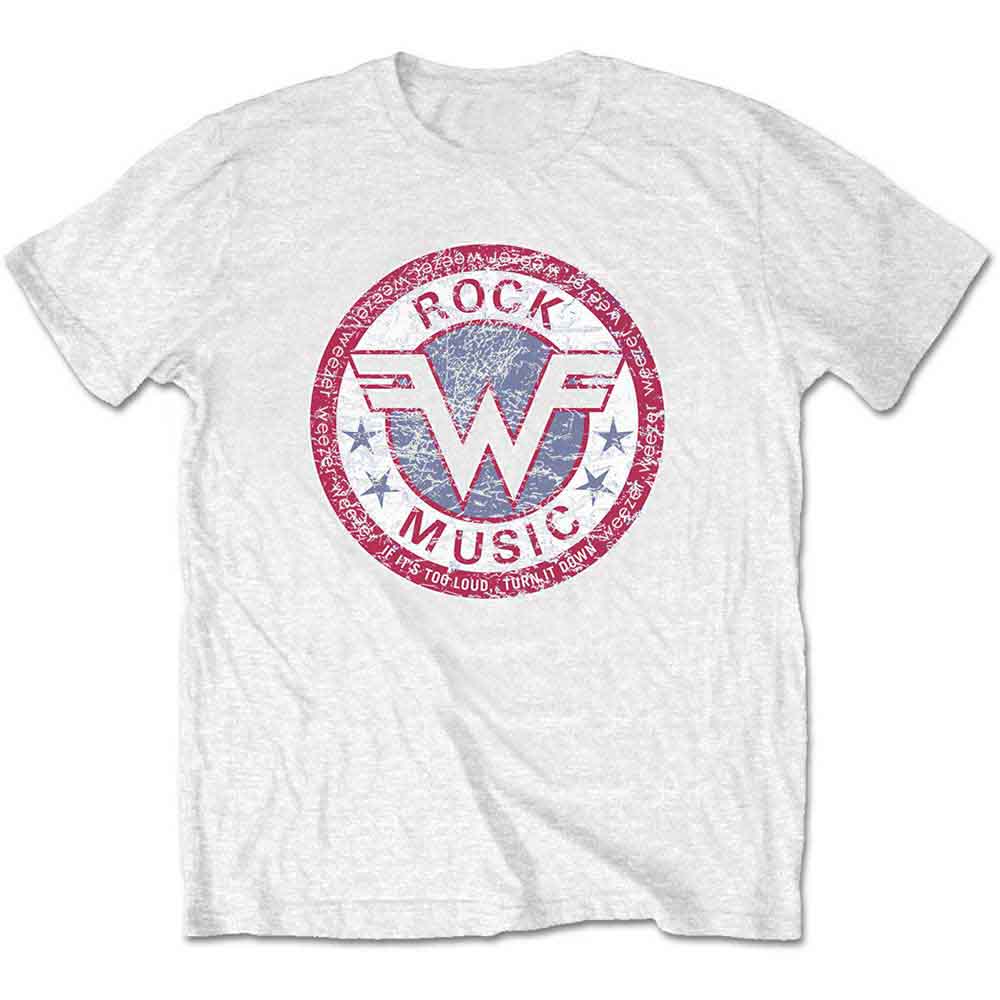 Weezer - Rock Music - T-Shirt White