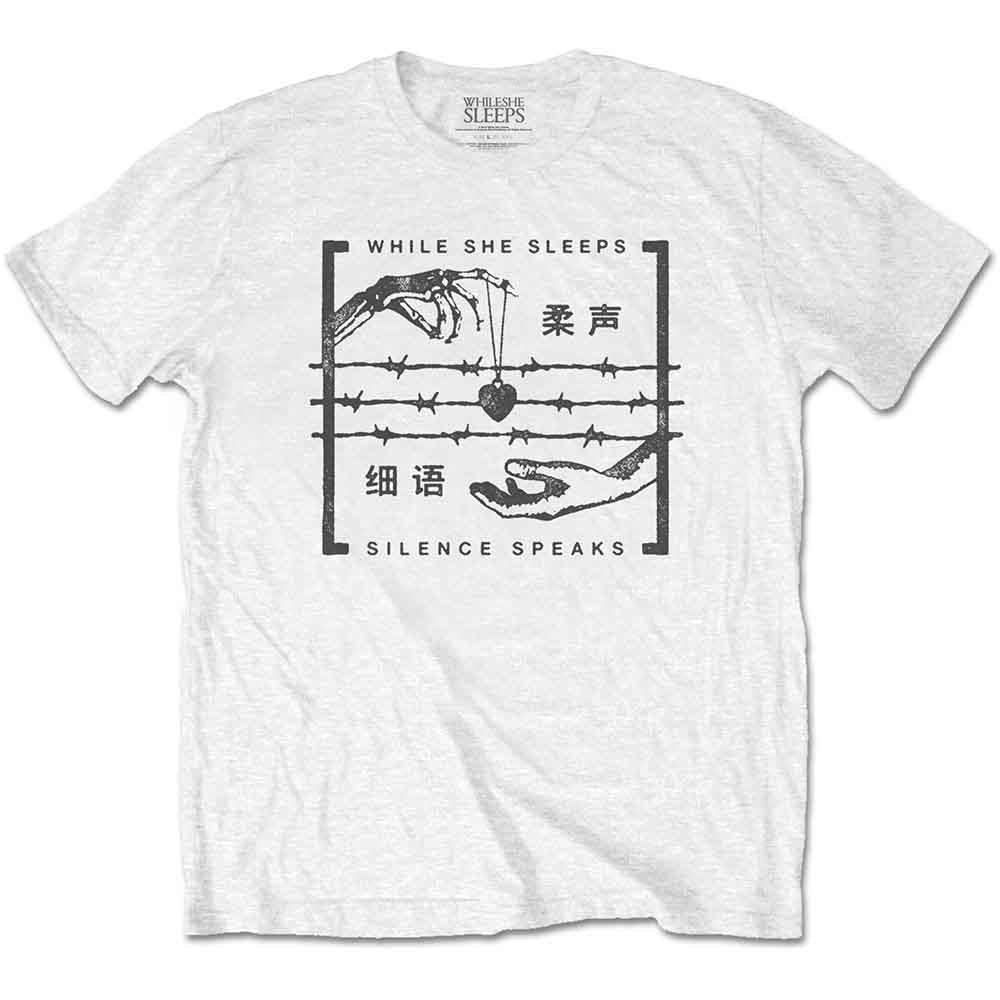 While She Sleeps - Silence Speaks - T-Shirt White