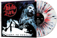 White Lion - Fight To Survive (Colored Vinyl, White, Black & Red Splatter, Limited Edition) - Vinyl