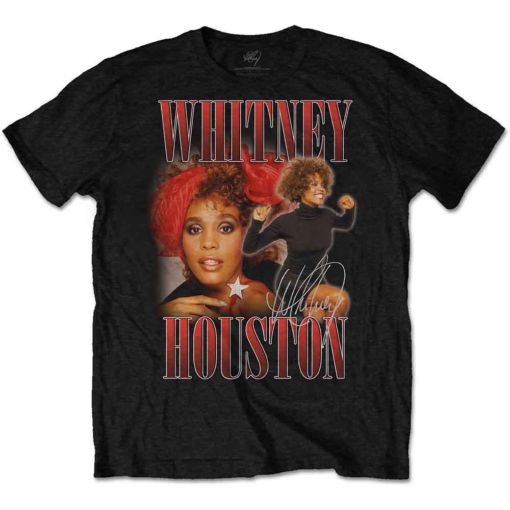Whitney Houston - 90s Homage - T-Shirt Black