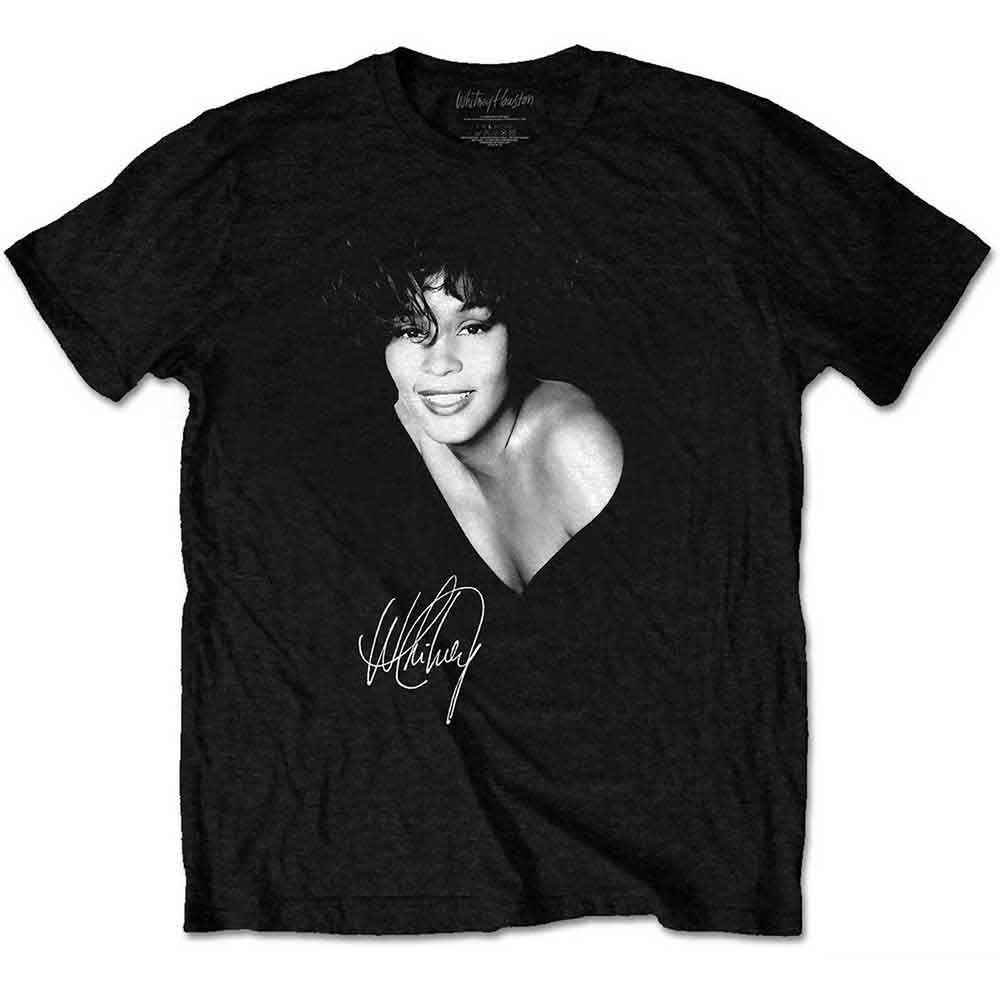 Whitney Houston - B&W Photo - T-Shirt